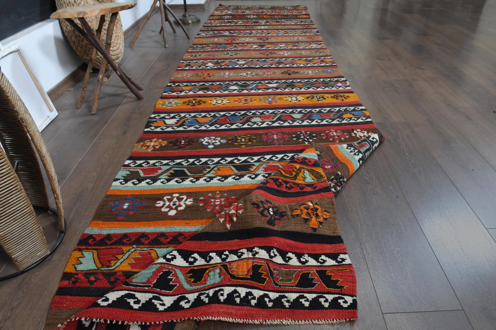 3'5x13'6 ft, BOHO CHIC RUNNER - 6