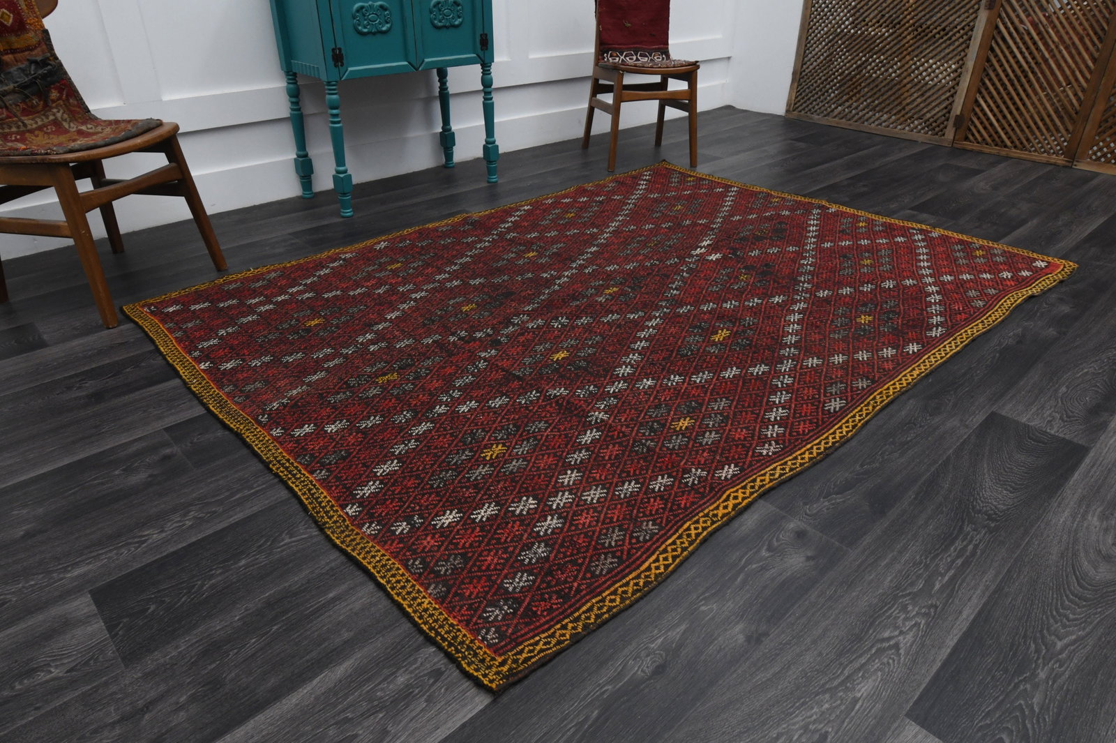 6x8 Ft, TURKISH Runner, Vintage - 2