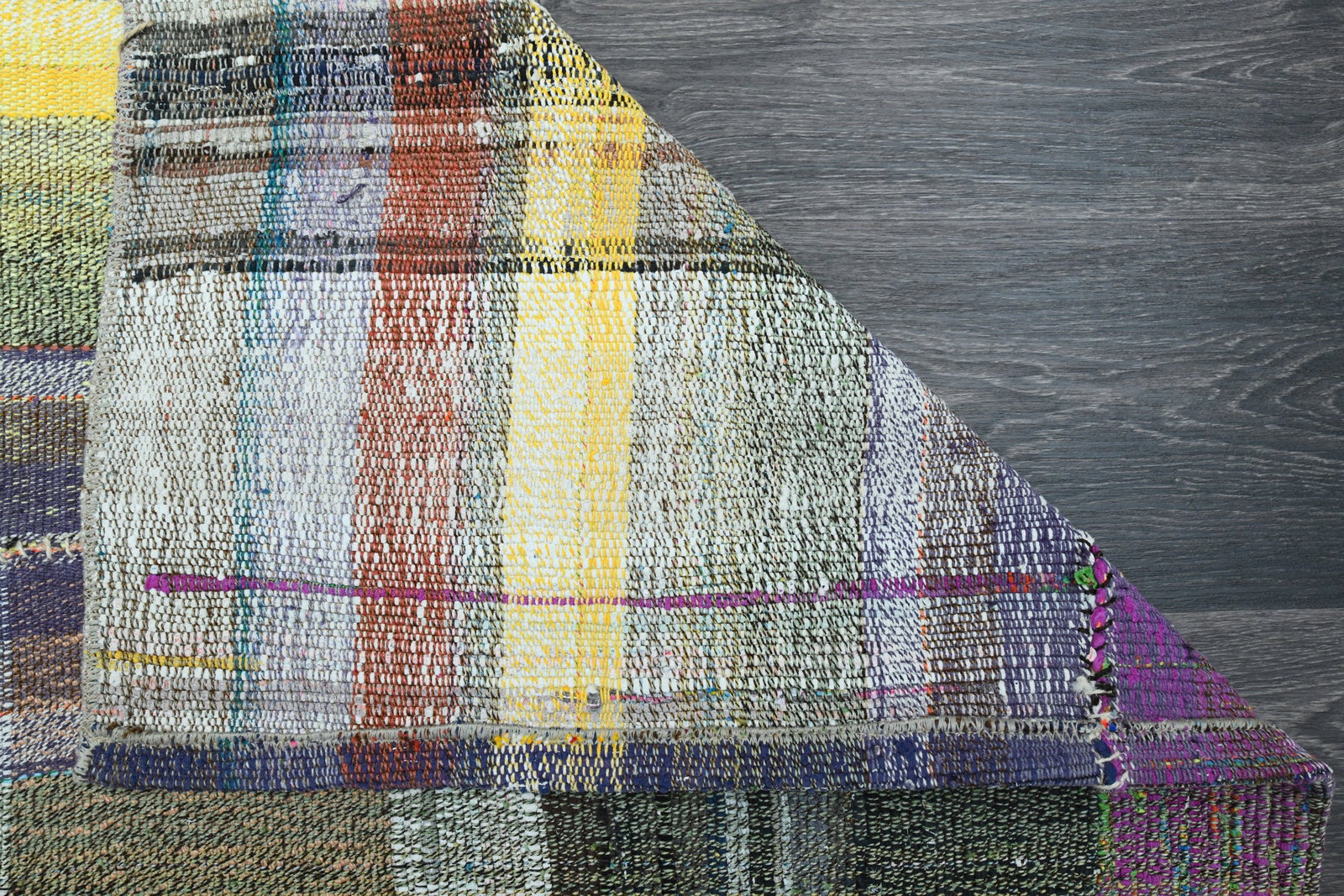 4.9x9.8 ft, TURKISH Flatweave Kilim Rug - 7