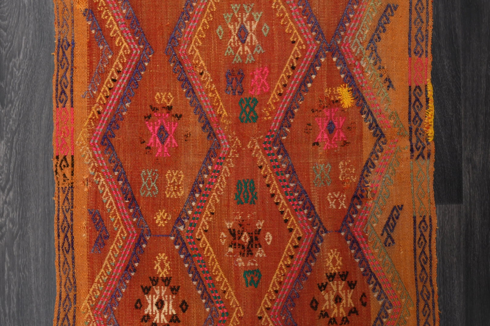 3.5x6 Ft, Vintage Rug, Accent - 5