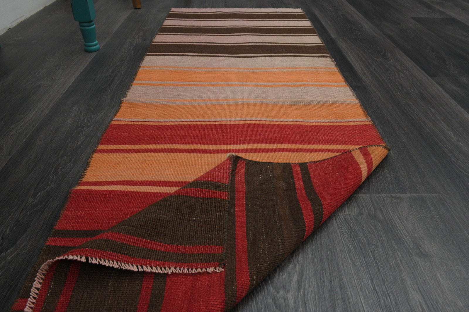 2x5.7 Ft, Narrow TURKISH Runner - 3