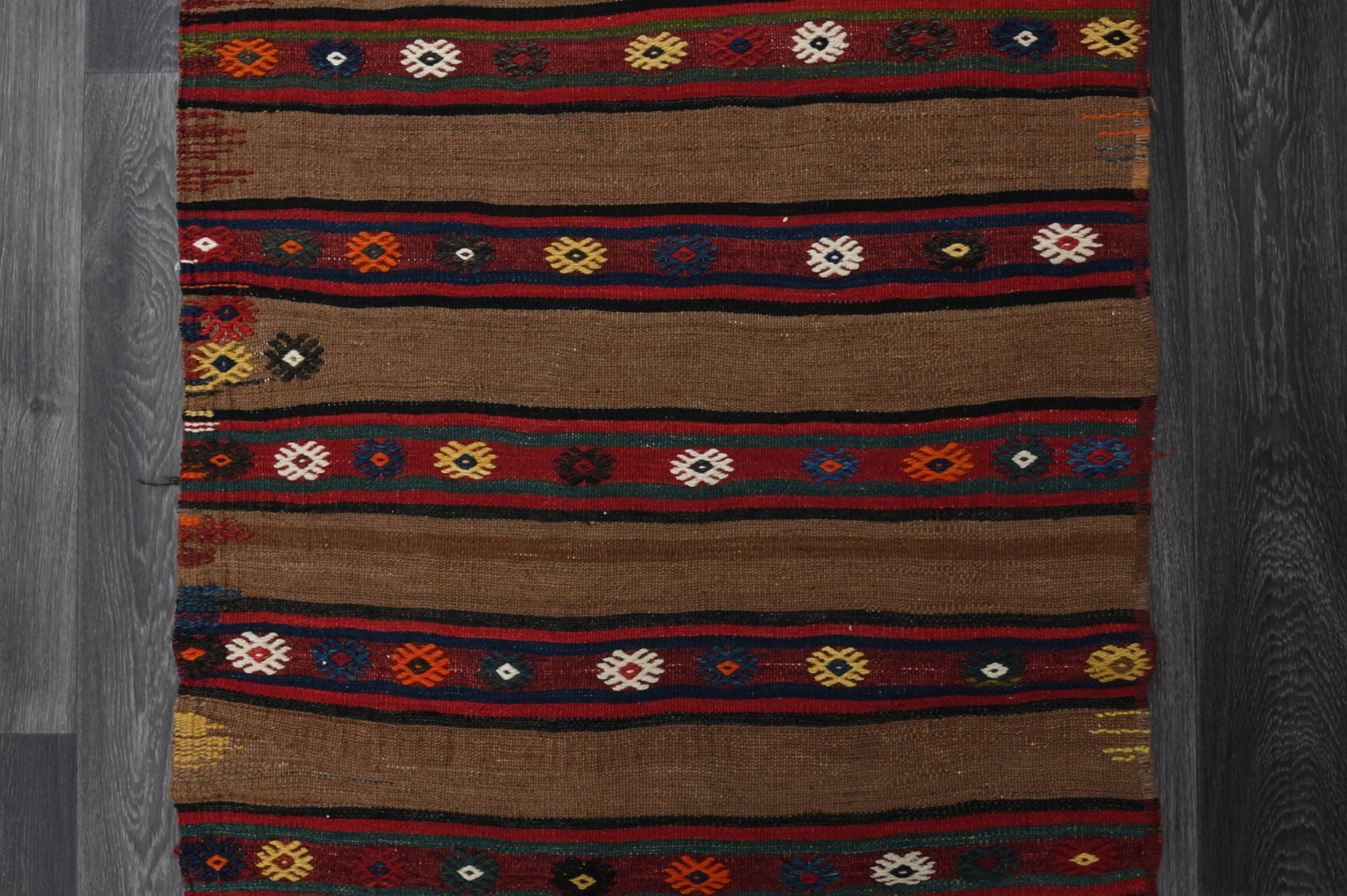 2.9x8.3 ft, TURKISH KILIM Runner - 5