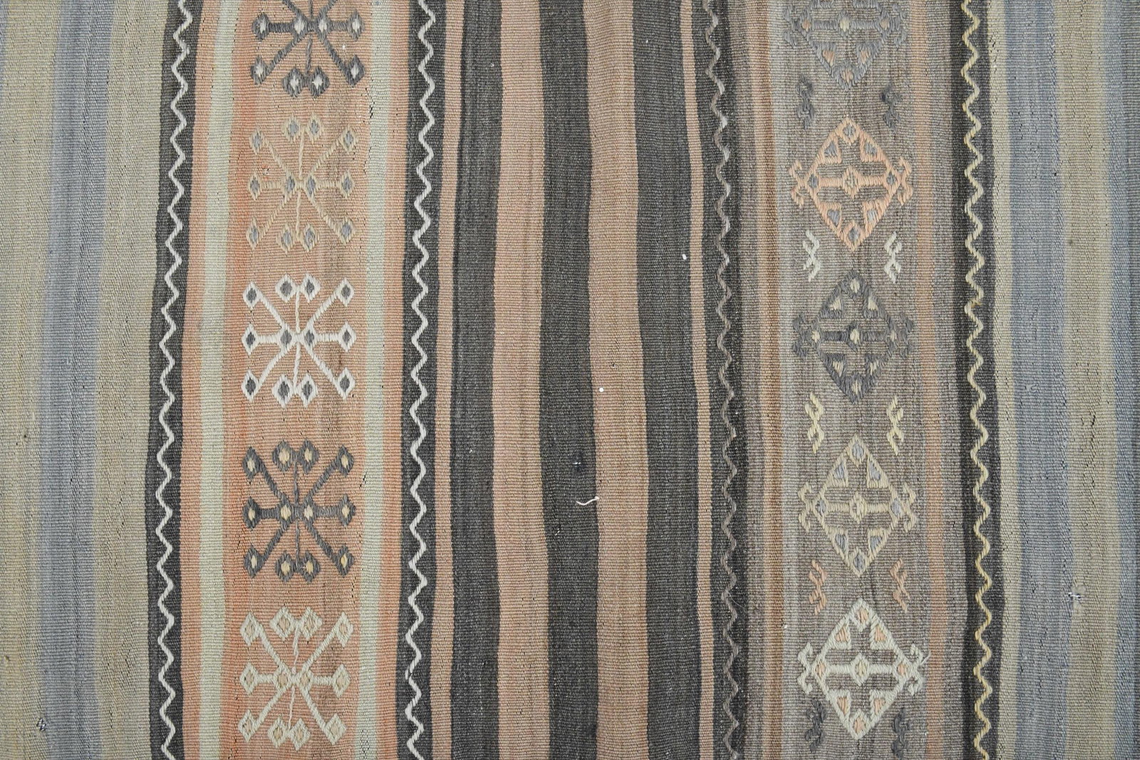 2.4x10.1 ft, STRIPED TURKISH RUNNER - 8