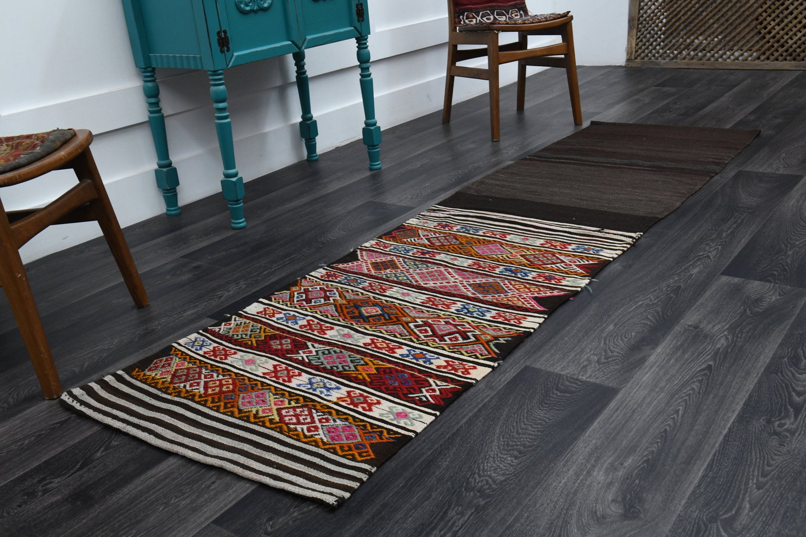 2.3x8.5 ft, TURKISH Runner - 2