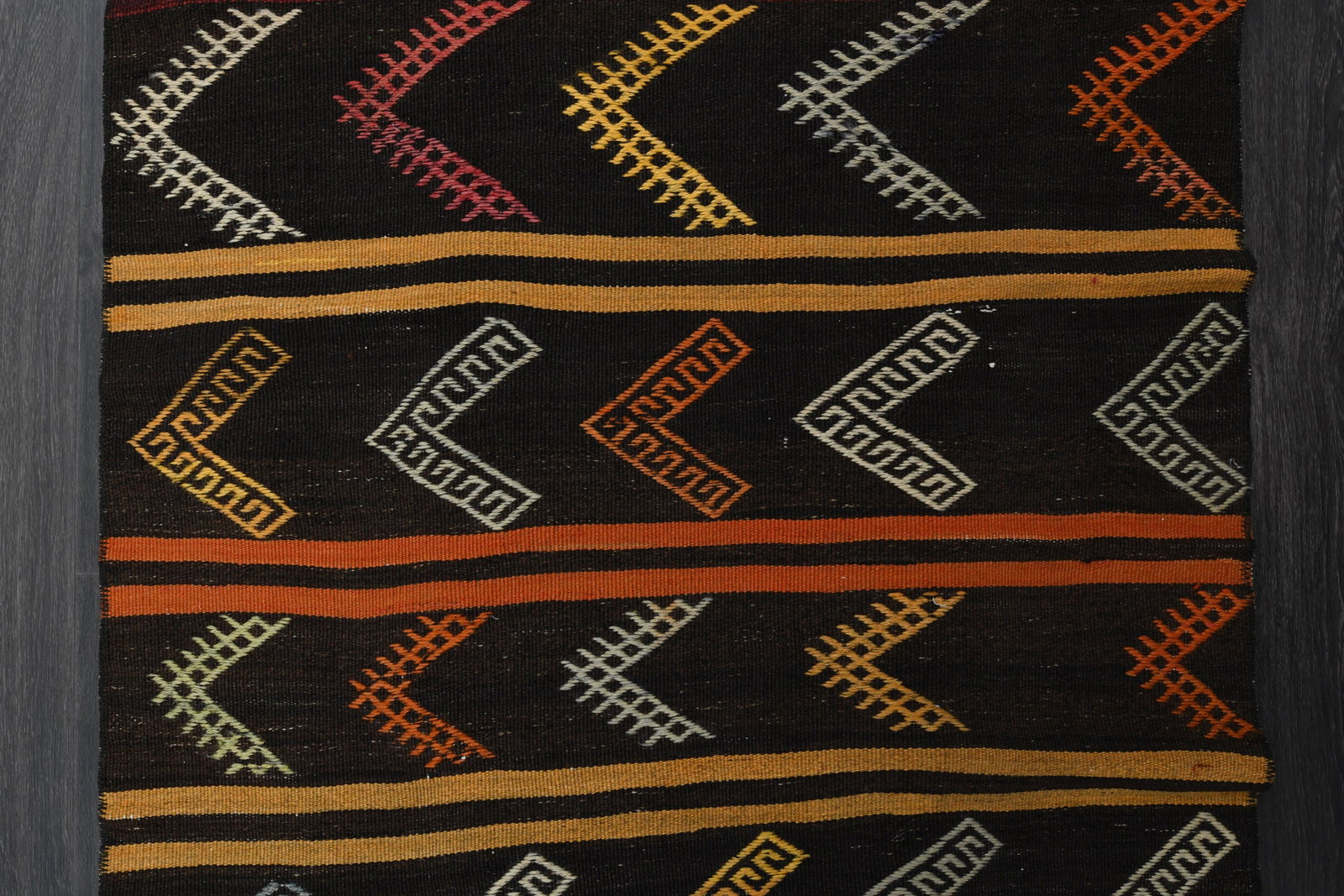 3.2x5.1 ft, TURKISH KILIM Rug - 5