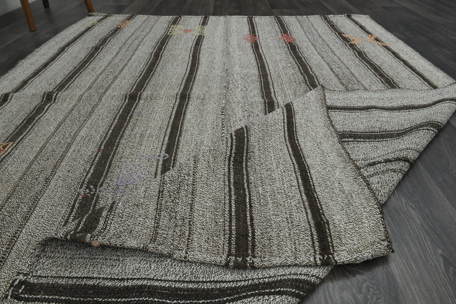 5.9x7.7 ft, TURKISH Rug, Kilim - 3