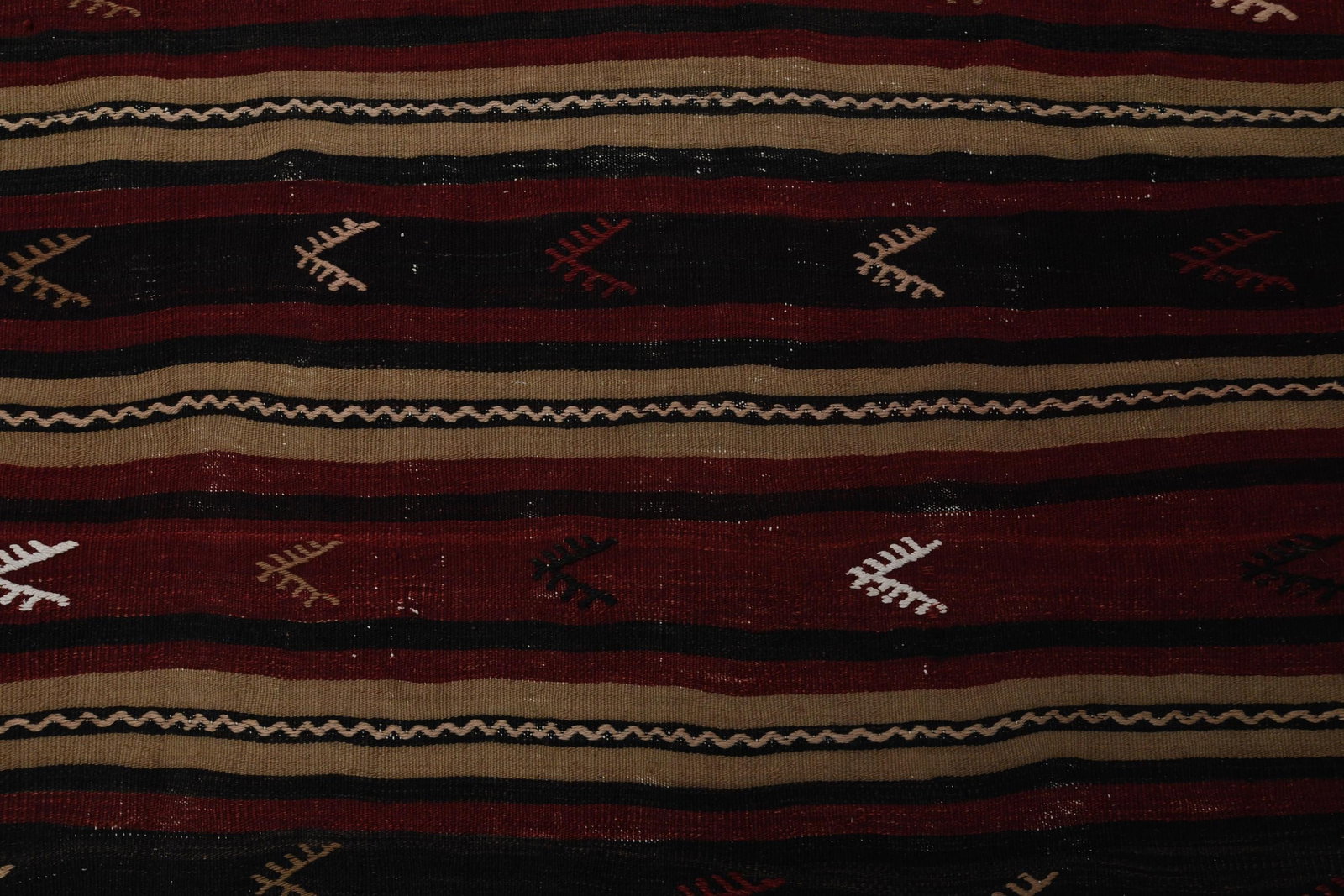 4.3x7.7 ft, TURKISH KILIM Rug - 5