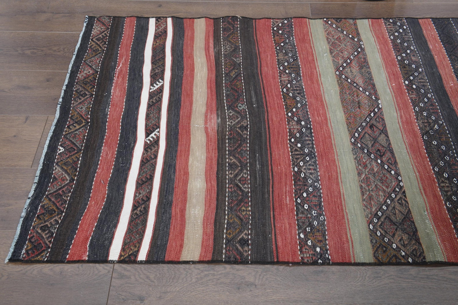 3'1x13'5 ft, TURKISH RUNNER RUG - 7