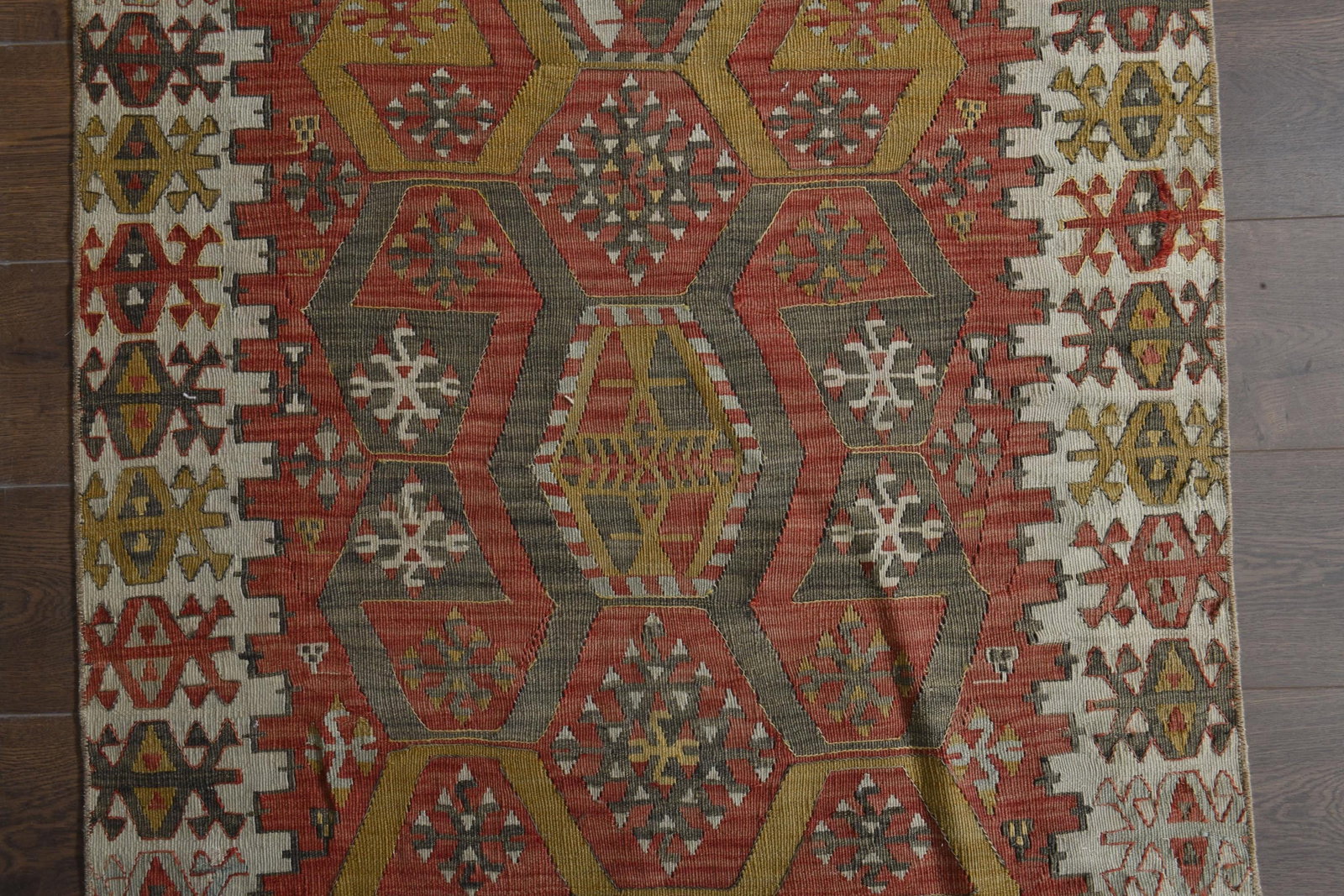 Turkish Handwoven Vintage Kilim - 8
