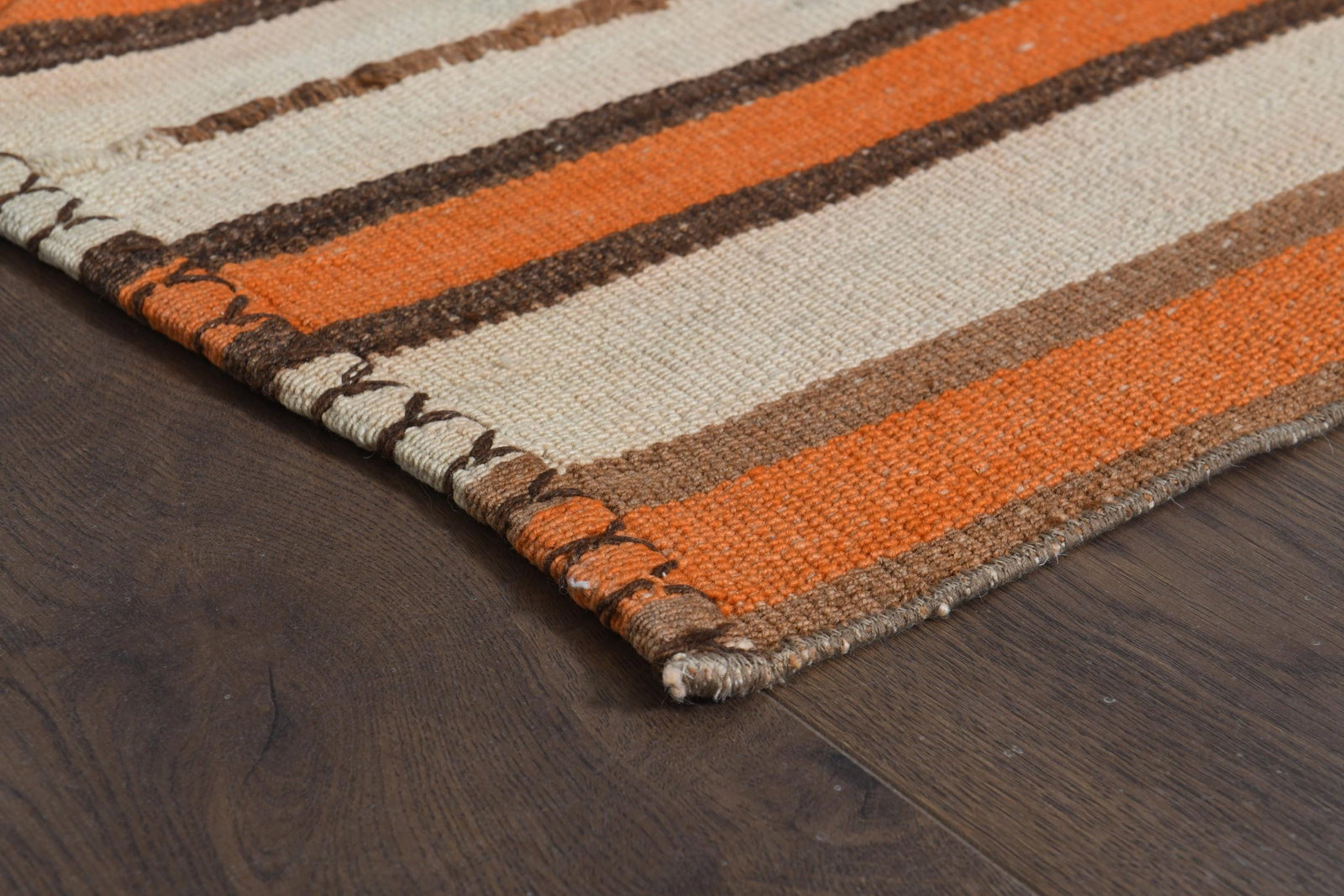 4x6.3 ft, COLORFUL KILIM RUG - 7