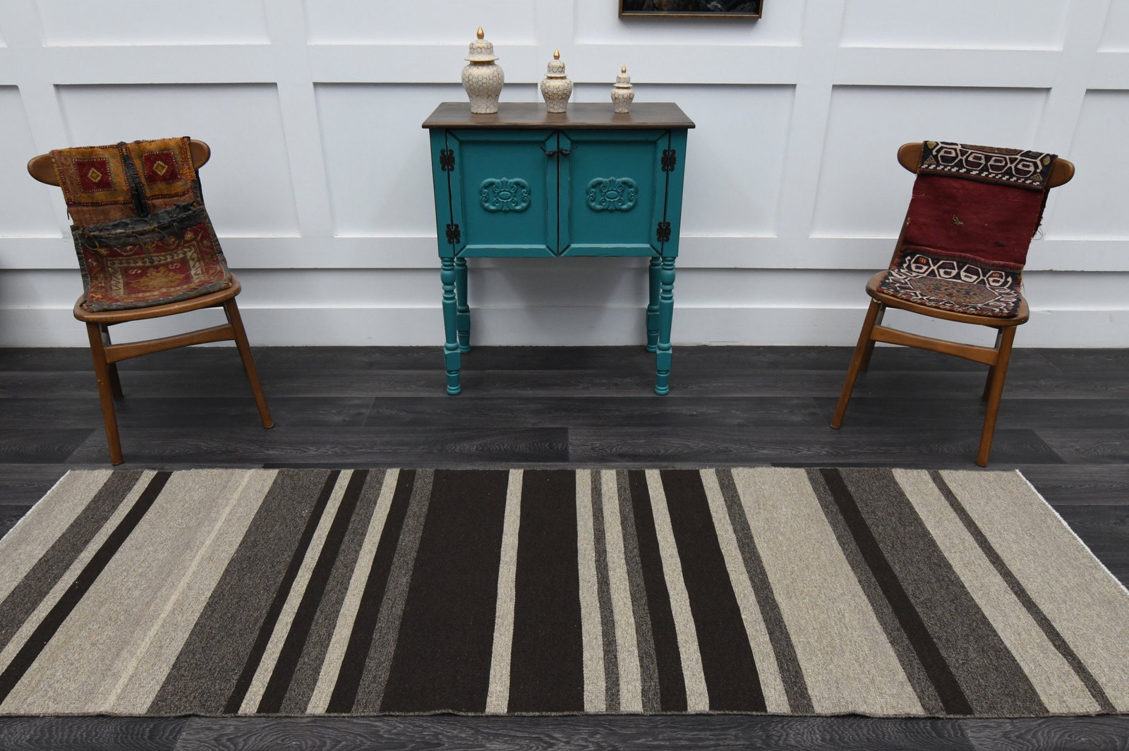 2.7x9 ft, TURKISH KILIM Runner - 2