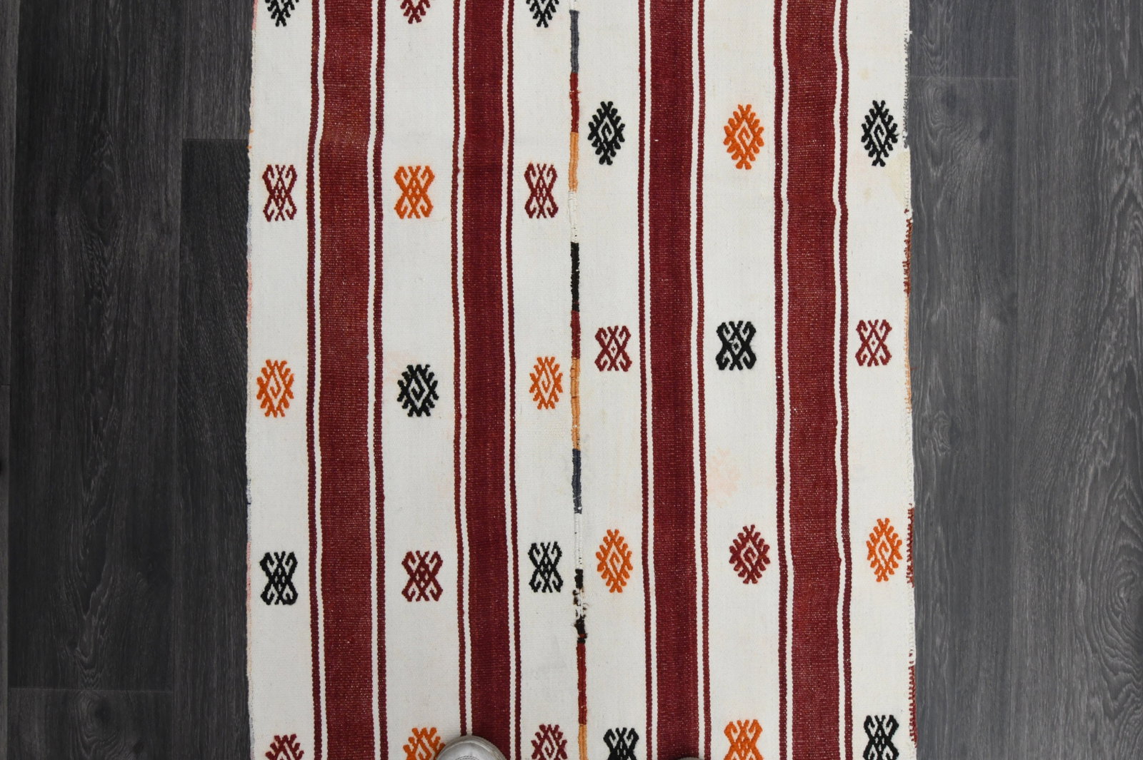 2.6x8 ft, TURKISH KILIM Runner - 5