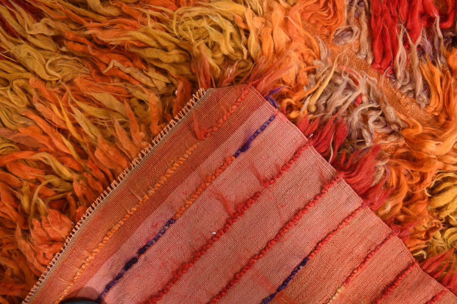 3'2x9'2 ft, FLATWEAVE, Colorful Kilim Rug - 3