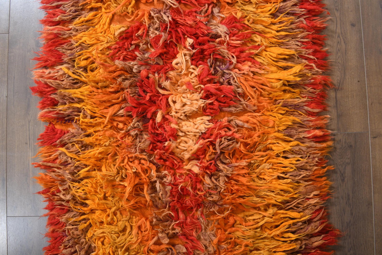3'2x9'2 ft, FLATWEAVE, Colorful Kilim Rug - 5