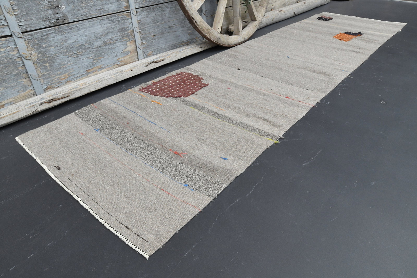 2.8x10.9 TURKISH BEIGE Runner Rug - 2