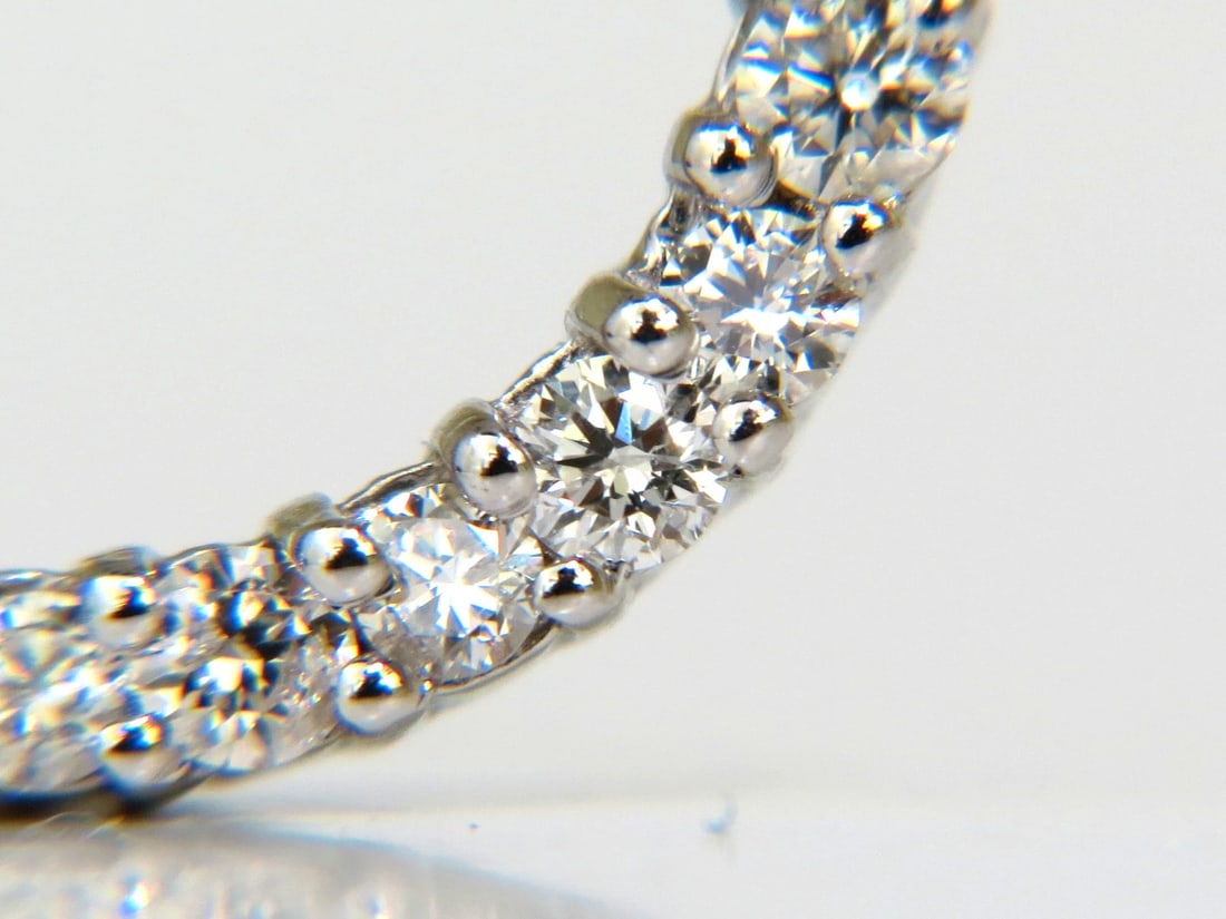 1.00CT DIAMONDS CIRCLE PENDANT FULL CUT G/VS 14KT+** - 4