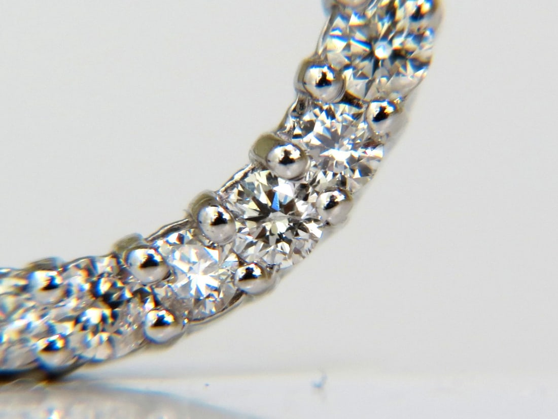 1.00CT DIAMONDS CIRCLE PENDANT FULL CUT G/VS 14KT+** - 5