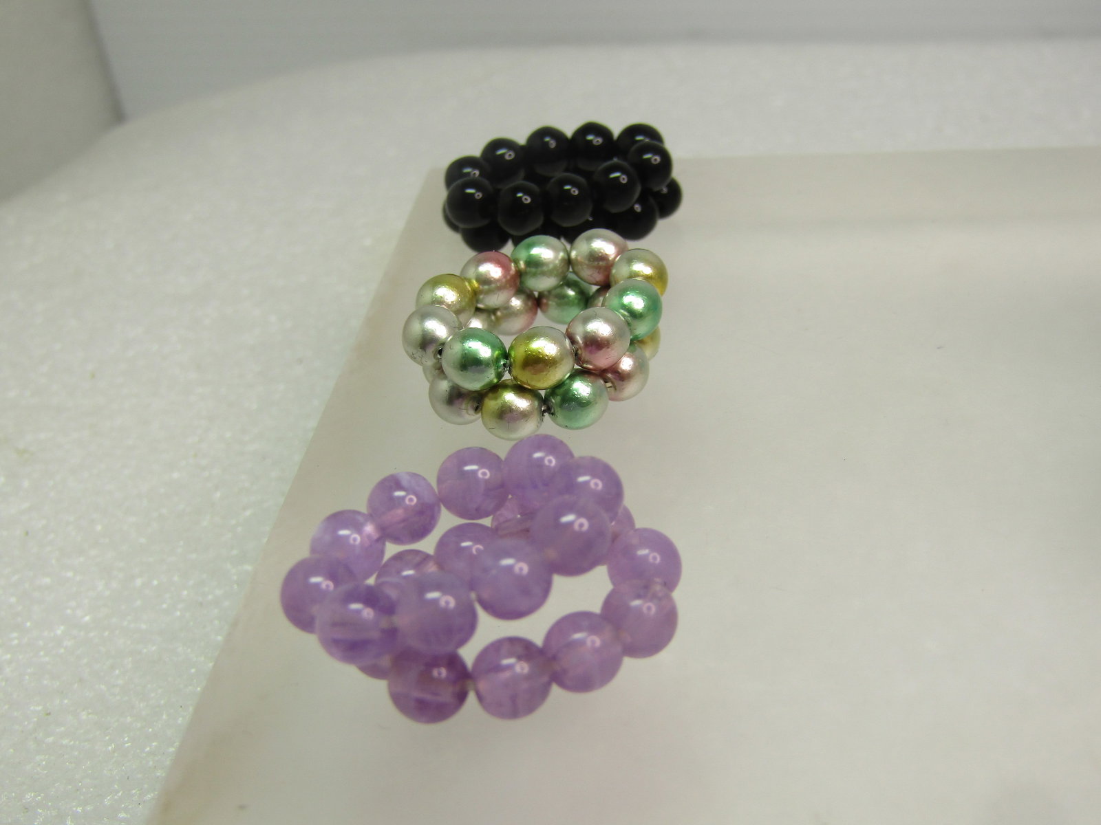 Vintage Joan Rivers Beaded Interchangeable Enhancer Earrings, Pierced. 1990's - 6