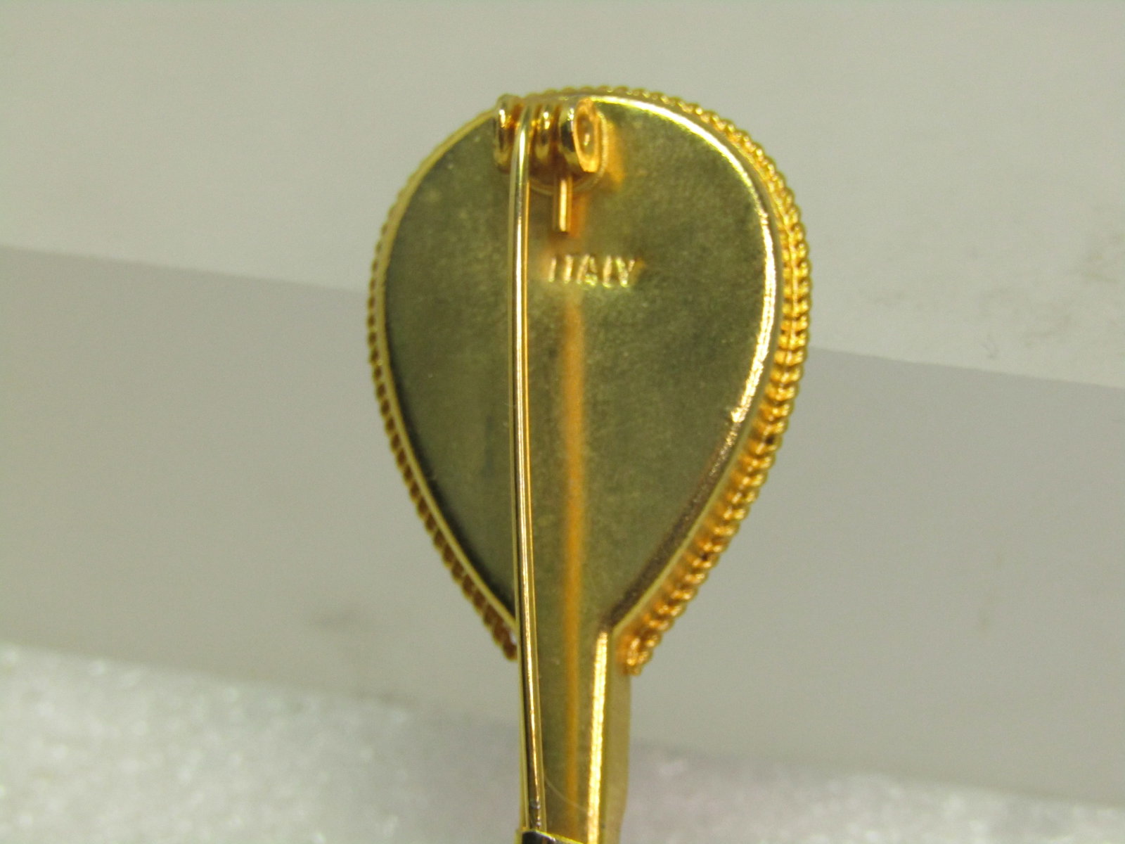 Vintage Micromosiac Mandolin Brooch, Italy, 1960's-1970's - 5