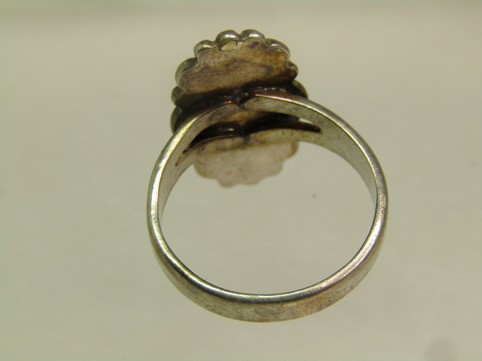 Vintage Sterling Southwestern Turquoise Ring, Sz. 6, Bell Trading, 1960's-1970's - 4