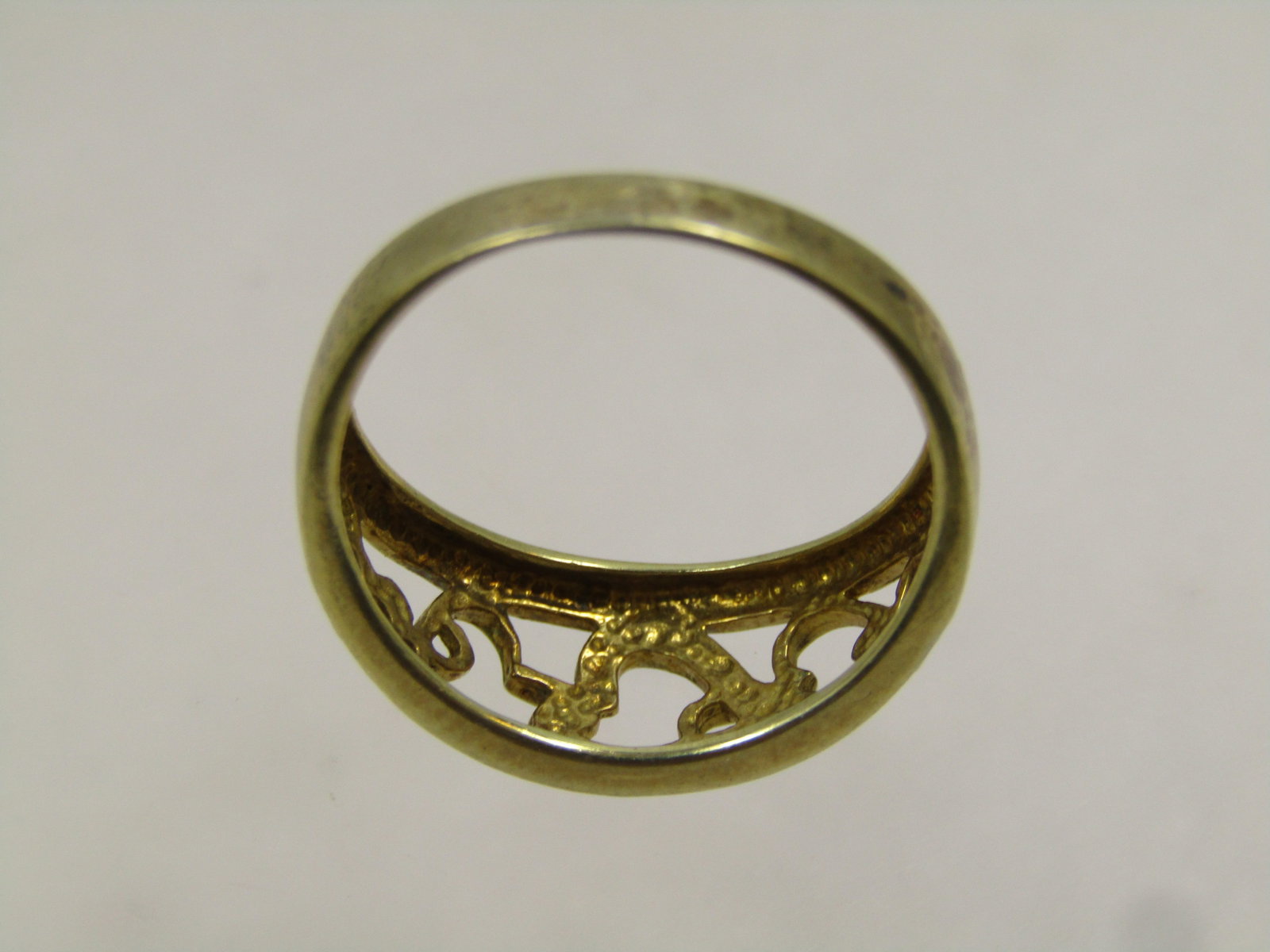 Vintage Sterling Heart Trail Ring, Sz. 8.25, Israel 1980's-1990's - 6