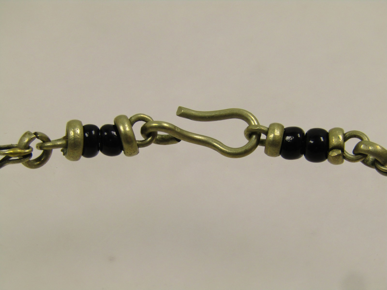 Vintage Sodalite Onyx Dangle Necklace, 15", Afghan/Berber/Etnic Appeal, 1940's-1960's - 7