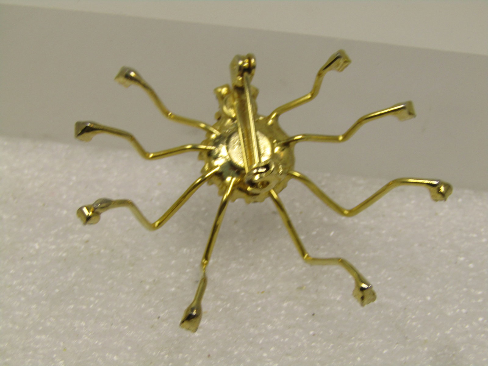Vintage Rhinestone Spider Brooch, 1960's-1970's - 5