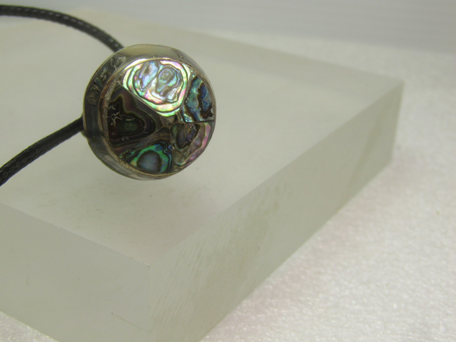 Vintage Sterling Abalone Chime/Harmony Pendant/Necklace, 24", 1960's-1970's - 7