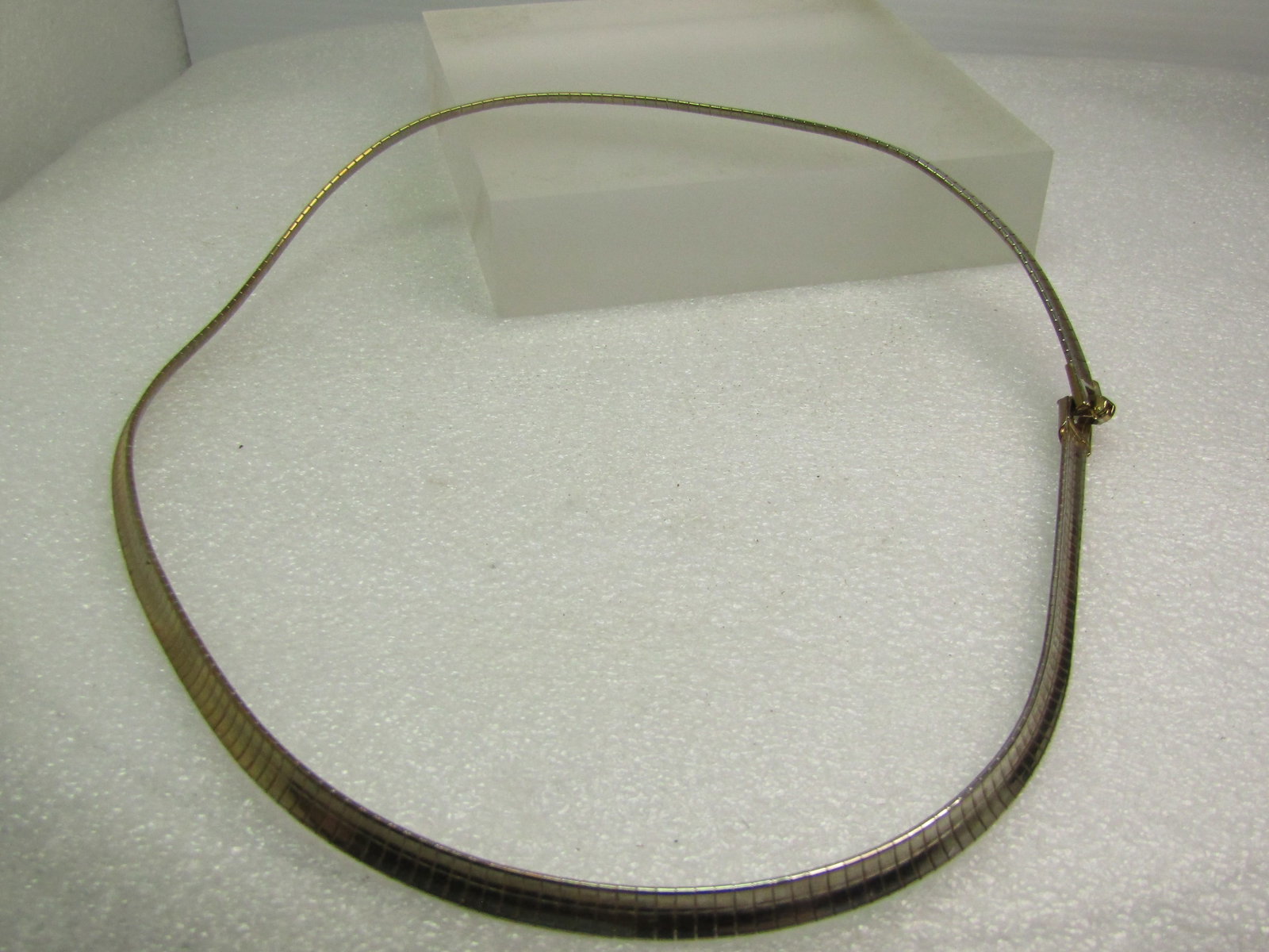 Vintage Gold Tone Omega Necklace, 20", 1980's-1990's - 6