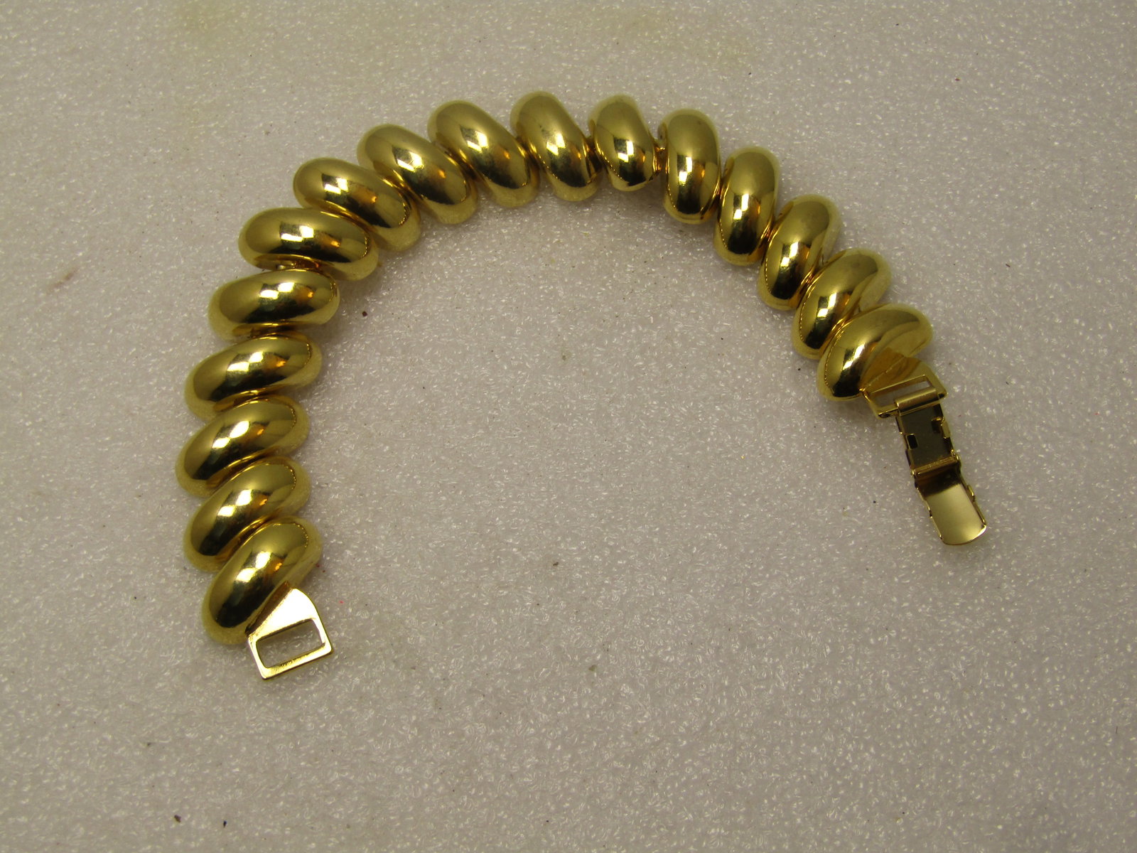 Vintage Santo Marco Link Bracelet, Signed Napier, 7.25", 1980's-1990's - 4