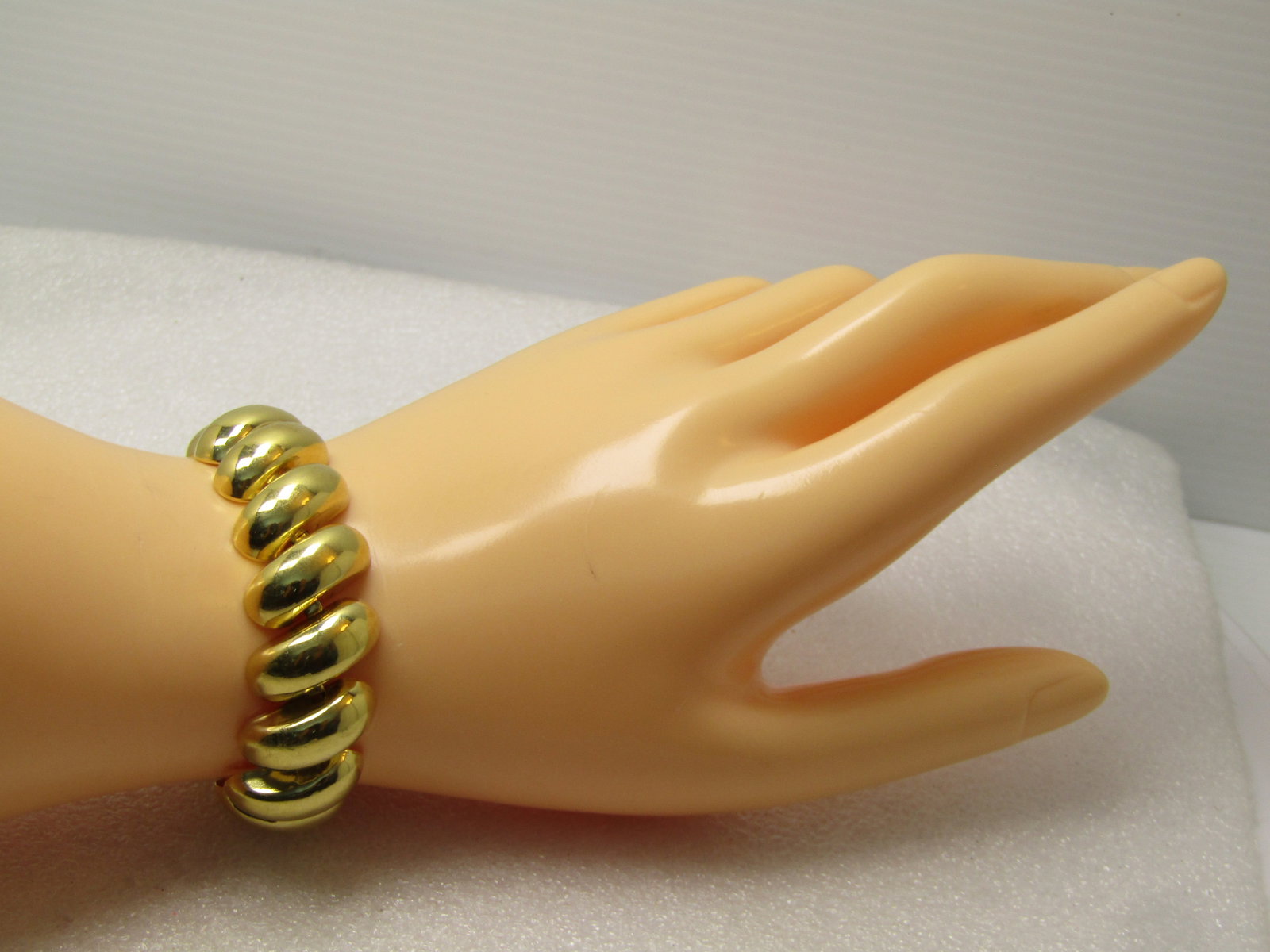 Vintage Santo Marco Link Bracelet, Signed Napier, 7.25", 1980's-1990's - 6