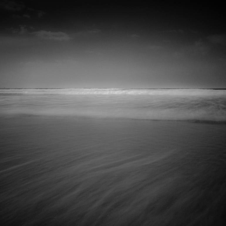Seascape, Hemmick Beach, Cornwall - Silver Gelatin Photograph: Title: Seascape, Hemmick Beach, Cornwall - Silver Gelatin Photograph Dimensions: 20 x 20 in Medium: Seascape, Hemmick Beach, Cornwall - Silver Gelatin Photograph - Limited Edition of 10 Paul Cooklin U