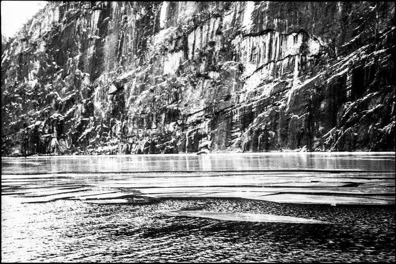 Ice, Mostraumen Fjord, Bergen, Norway - Silver Gelatin Photograph: Title: Ice, Mostraumen Fjord, Bergen, Norway - Silver Gelatin Photograph Dimensions: 20 x 16 in Medium: Ice, Mostraumen Fjord, Bergen, Norway - Silver Gelatin Photograph - Limited Edition of 10 Paul C