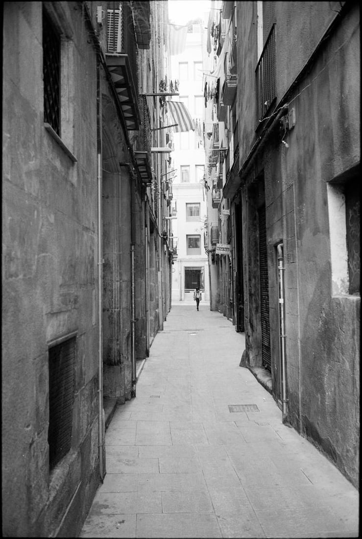Child, Shades Of Grey, Barcelona, Spain - Silver Gelatin Photograph: Title: Child, Shades Of Grey, Barcelona, Spain - Silver Gelatin Photograph Dimensions: 16 x 20 in Medium: Child, Shades of Grey, Barcelona, Spain - Silver Gelatin Photograph - Limited Edition of 10 Pa