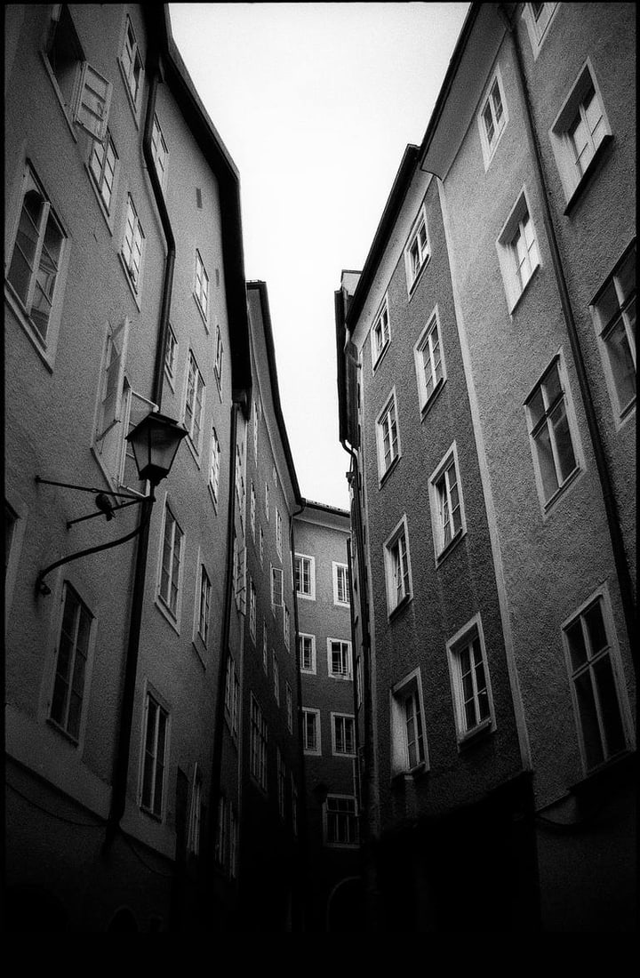 Architecture, Salzburg, Austria - Silver Gelatin Photograph: Title: Architecture, Salzburg, Austria - Silver Gelatin Photograph Dimensions: 16 x 20 in Medium: Architecture, Salzburg, Austria - Silver Gelatin Photograph - Limited Edition of 10 Paul Cooklin Unite