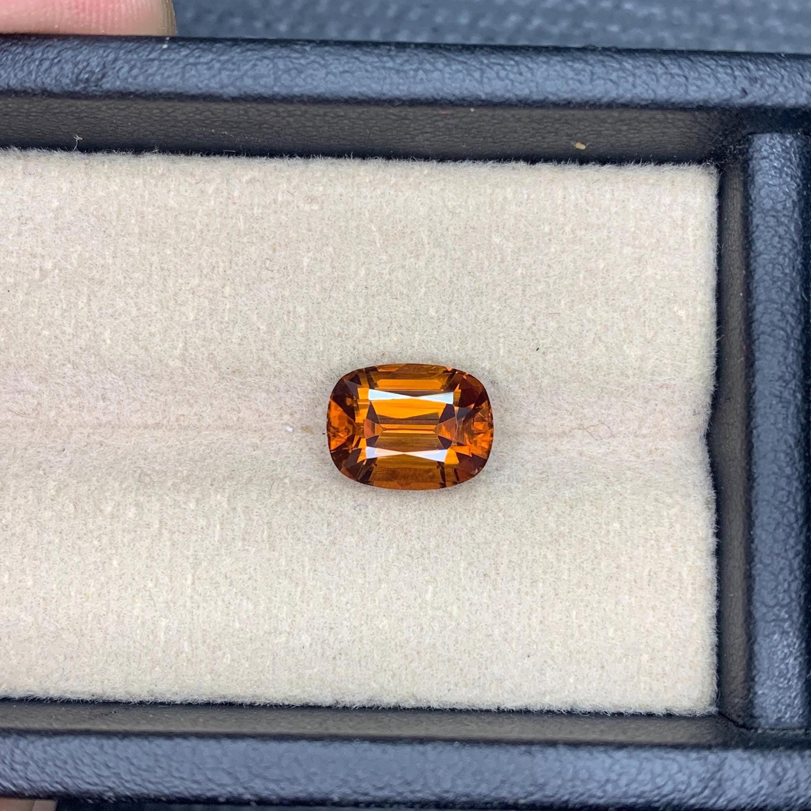 Honey Brown Bastnaesite Gemstone: 5.05 CT Loupe Clean Cushion Cut - 2