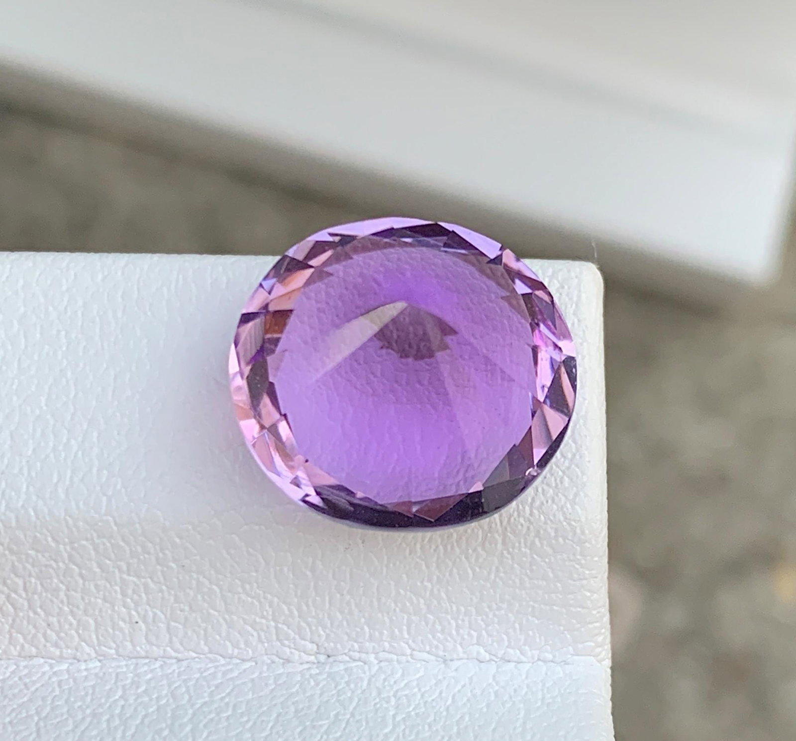 Natural Amethyst Gemstone: 9.49 Carat, Round Fancy Cut, February Birthstone: Highlights Supplies for making crafts Materials: Gemstone: Amethyst Natural Amethyst Gemstone , Amethyst Gemstone For Jewelry, February Birthstone weight - 9.49 Carats Dimension - 14 *13 *10 mm Shape
