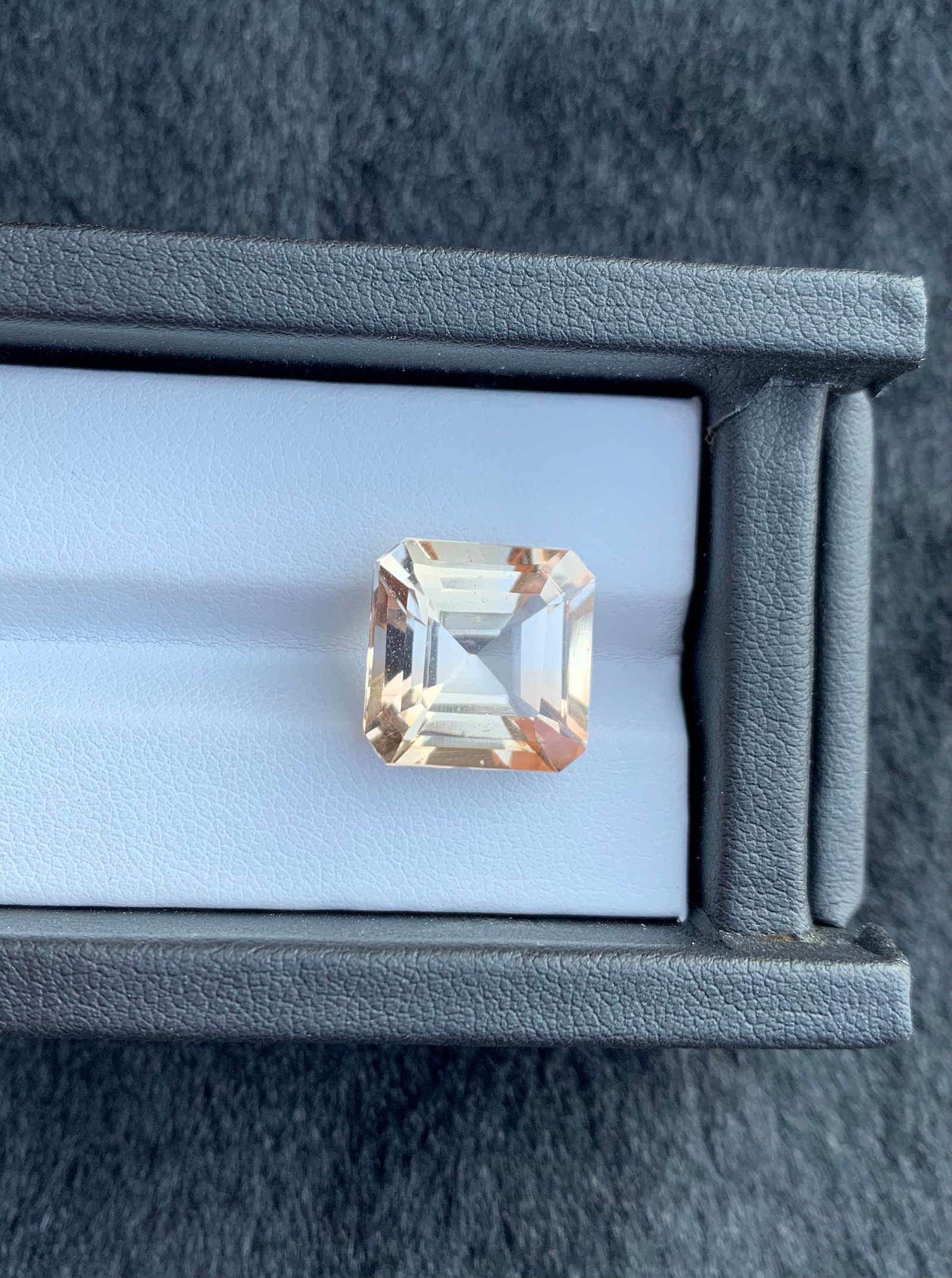 Sherry Topaz Gemstone: Asscher Cut Loose Stone, 15.85 Carat: Highlights Supplies for making crafts Materials: Gemstone: Topaz Carat weight: 15.85 Weight :15.85 Carats. Dimensions : 15*15*10 mm Zodiac sign : Scorpio. Birthstone: November. Hardness : 8 Origin :