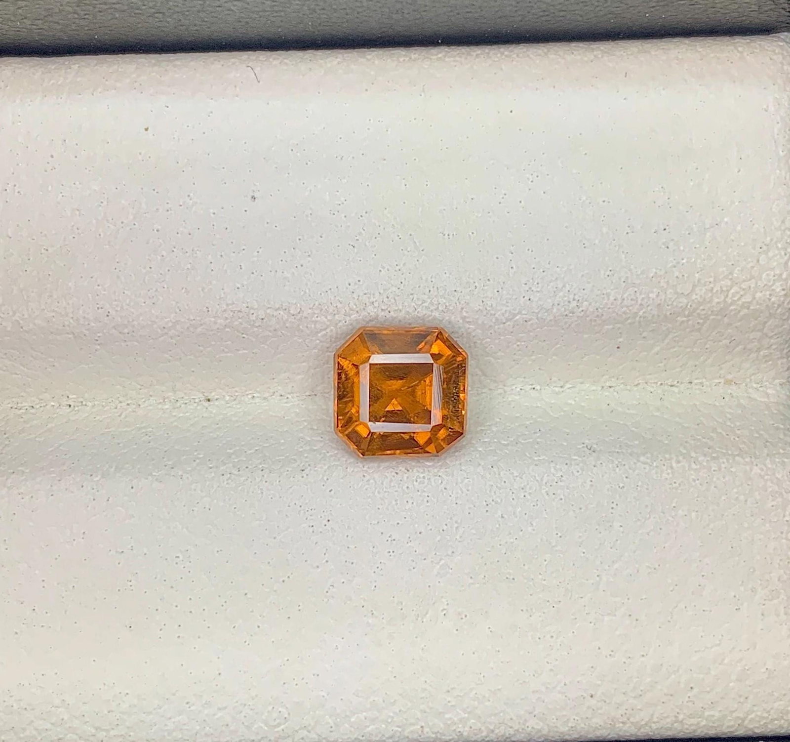 Natural Honey Brown Bastnasite Gemstone: 2.05 Carat Asscher Cut - 4