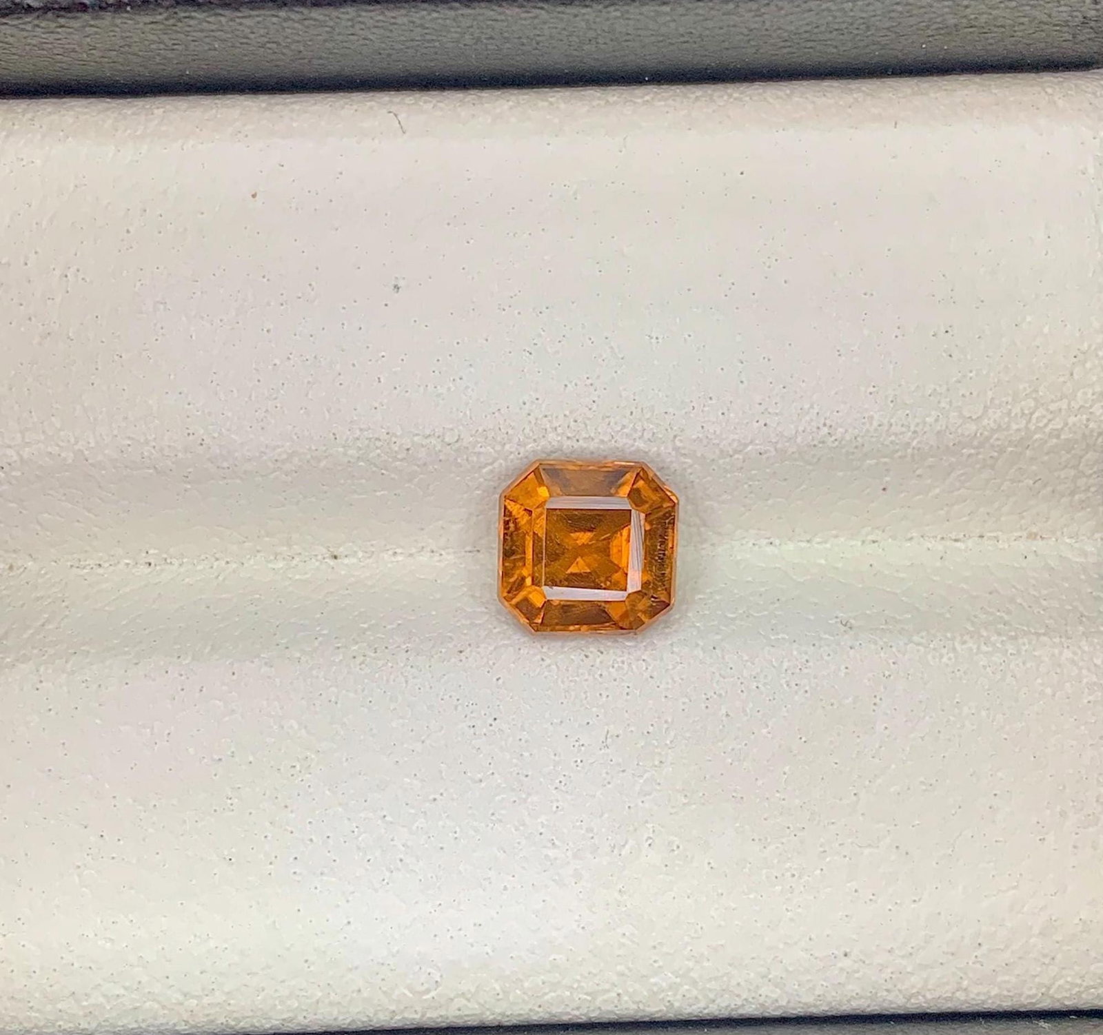 Natural Honey Brown Bastnasite Gemstone: 2.05 Carat Asscher Cut - 5