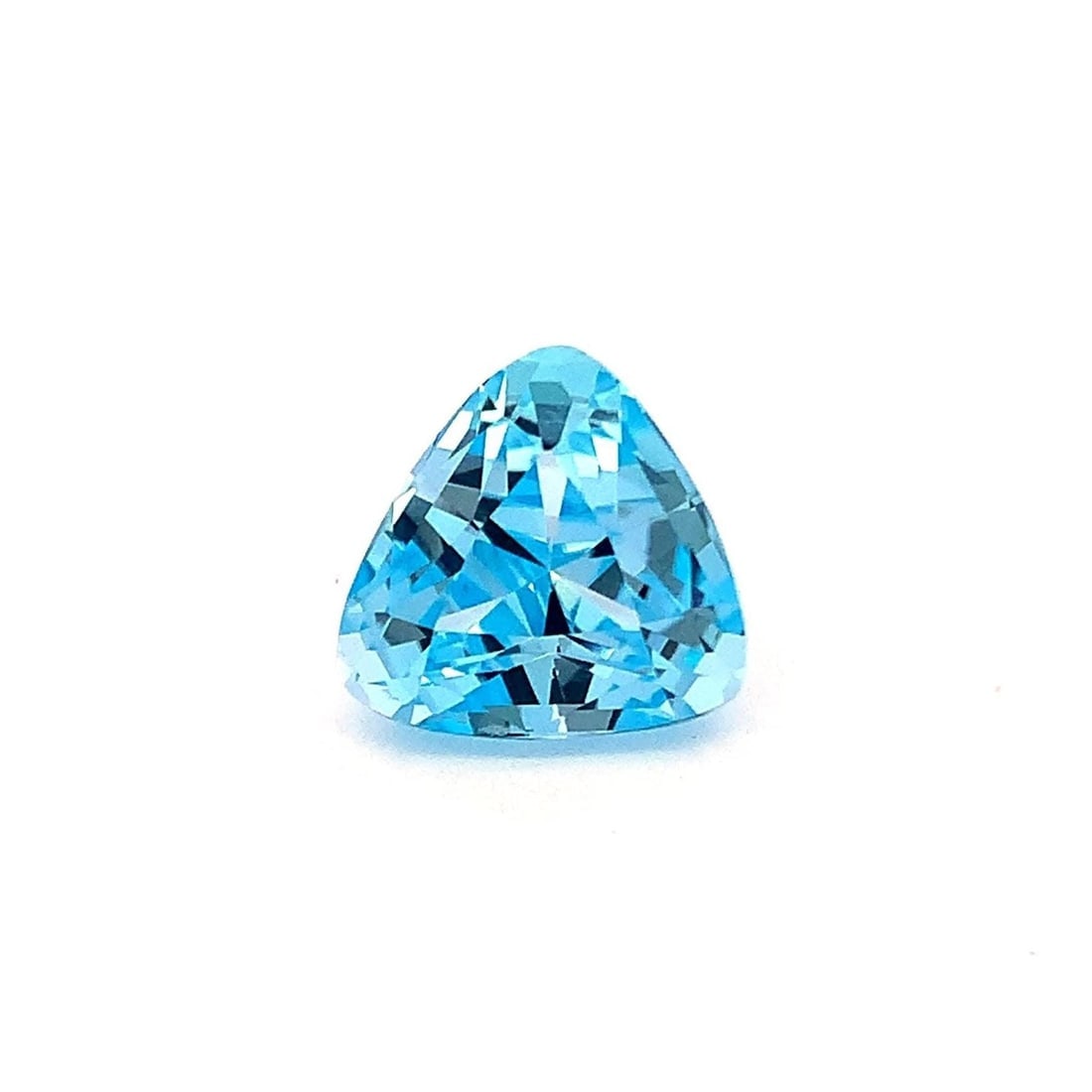 Pendant Size Swiss Blue Topaz Loose Gemstone Fancy Trillion Cut Gemstone - 15.500 Carat - 2