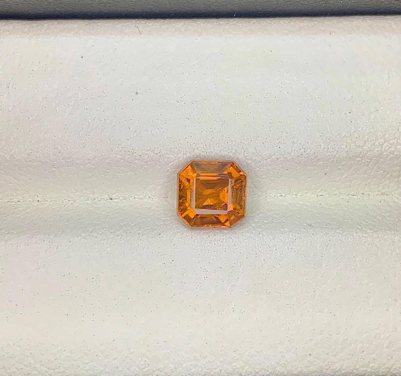 Natural Honey Brown Bastnasite Gemstone: 2.05 Carat Asscher Cut - 6