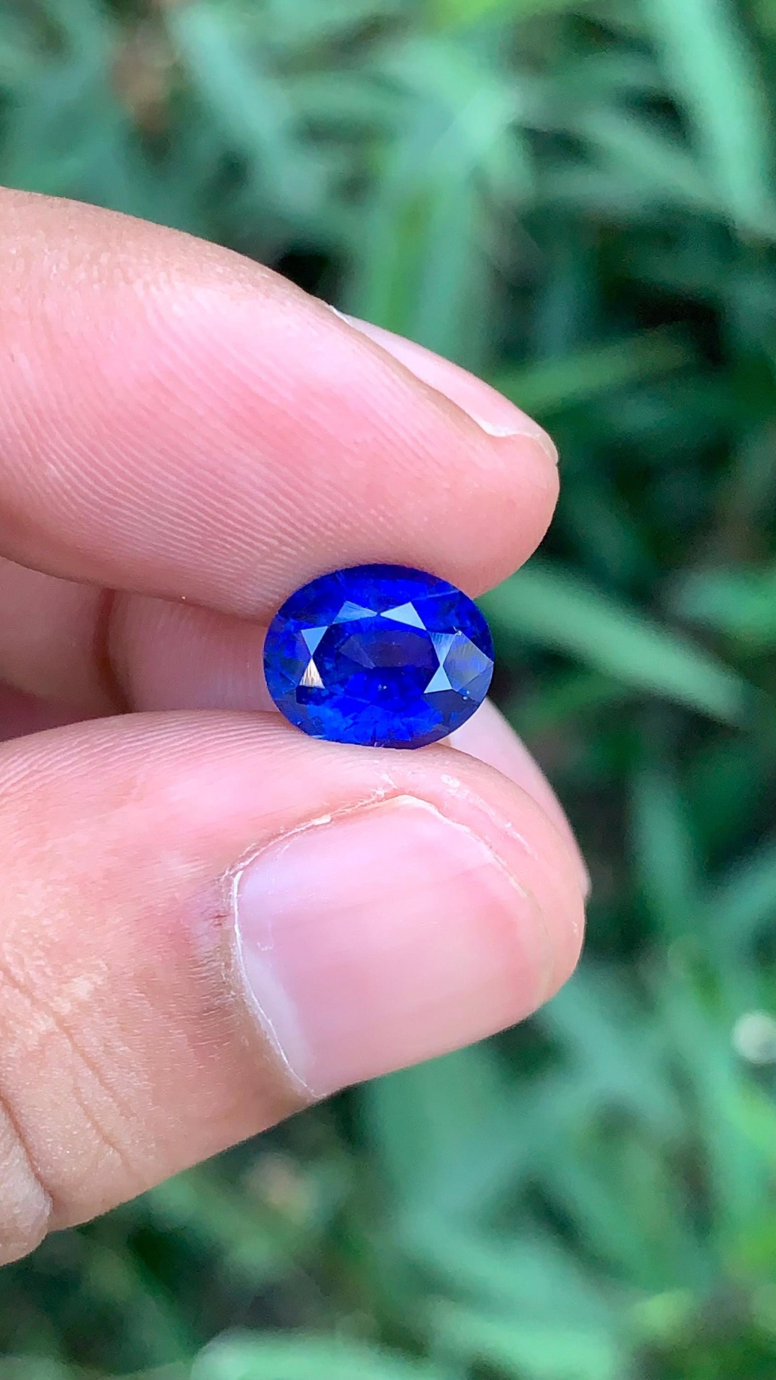 Royal Blue Heated Sapphire Gemstone From Srilanka, Oval Cut Sapphire 3.08 Carat - 3