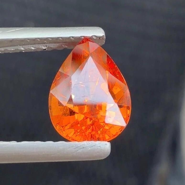 Pear Shape Mandarin Cut Loose Gemstone From Africa ~ 1.79 CT - 3