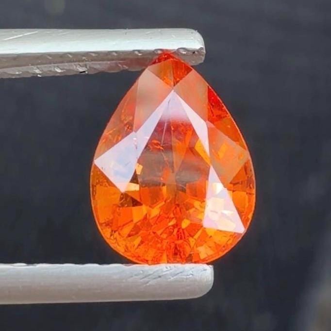 Pear Shape Mandarin Cut Loose Gemstone From Africa ~ 1.79 CT - 5