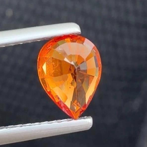 Pear Shape Mandarin Cut Loose Gemstone From Africa ~ 1.79 CT - 6
