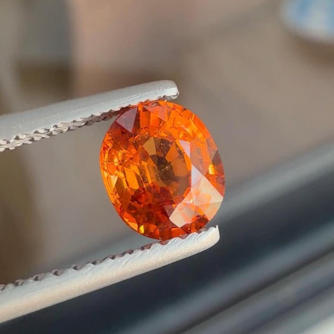 Oval Shape Mandarin Cut Loose Gemstone From Africa ~ 1.09 CT - 3