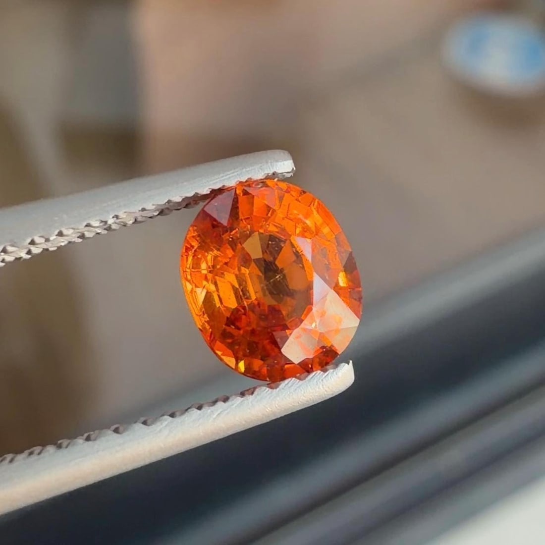 Oval Shape Mandarin Cut Loose Gemstone From Africa ~ 1.09 CT - 4
