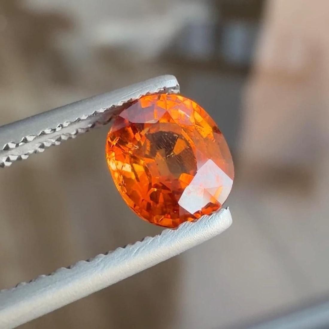 Oval Shape Mandarin Cut Loose Gemstone From Africa ~ 1.09 CT - 5