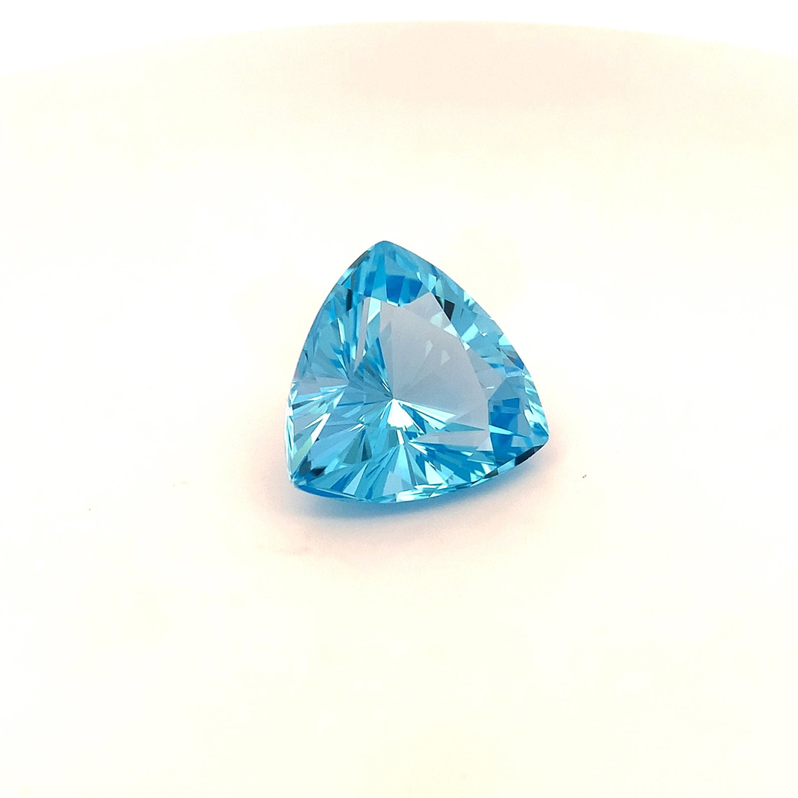 Pendant Size Swiss Blue Topaz Fancy Trillion Cut Gemstone - 49.13 Carat - 2